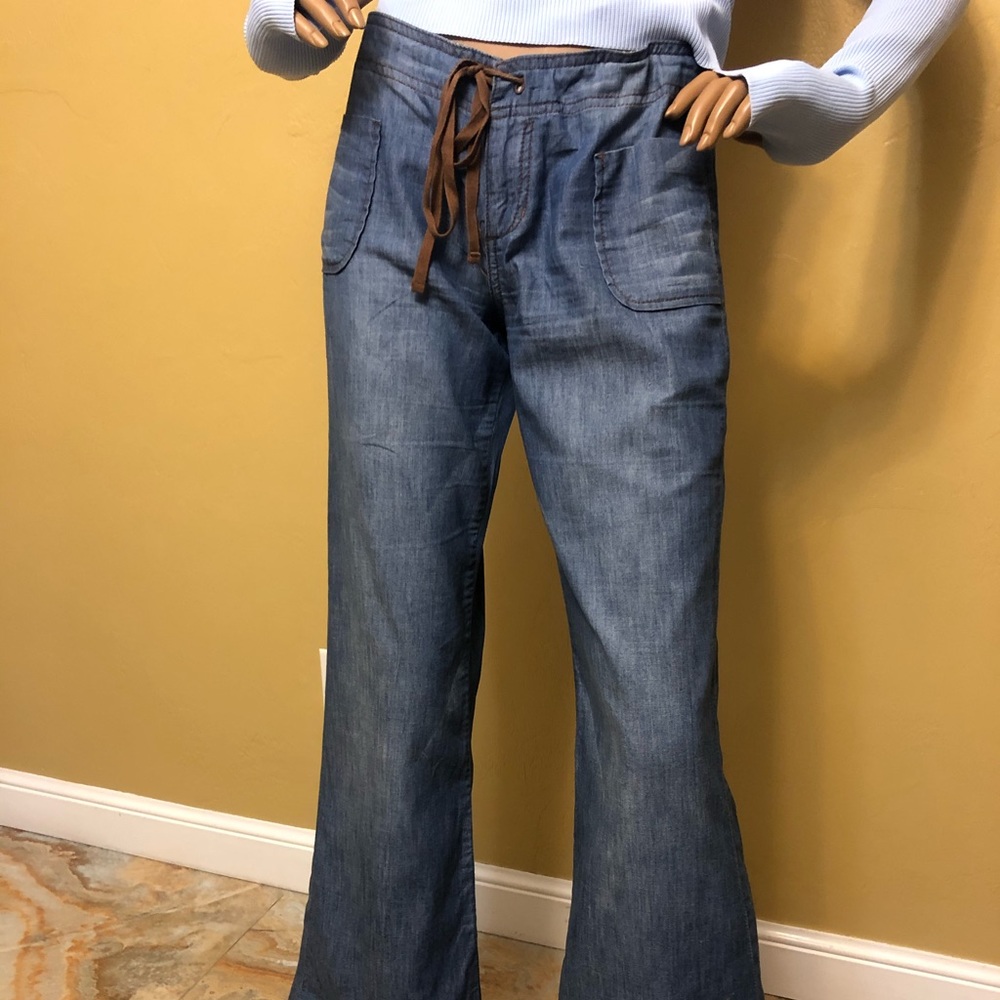 Elwood Drawstring Flared Jeans
